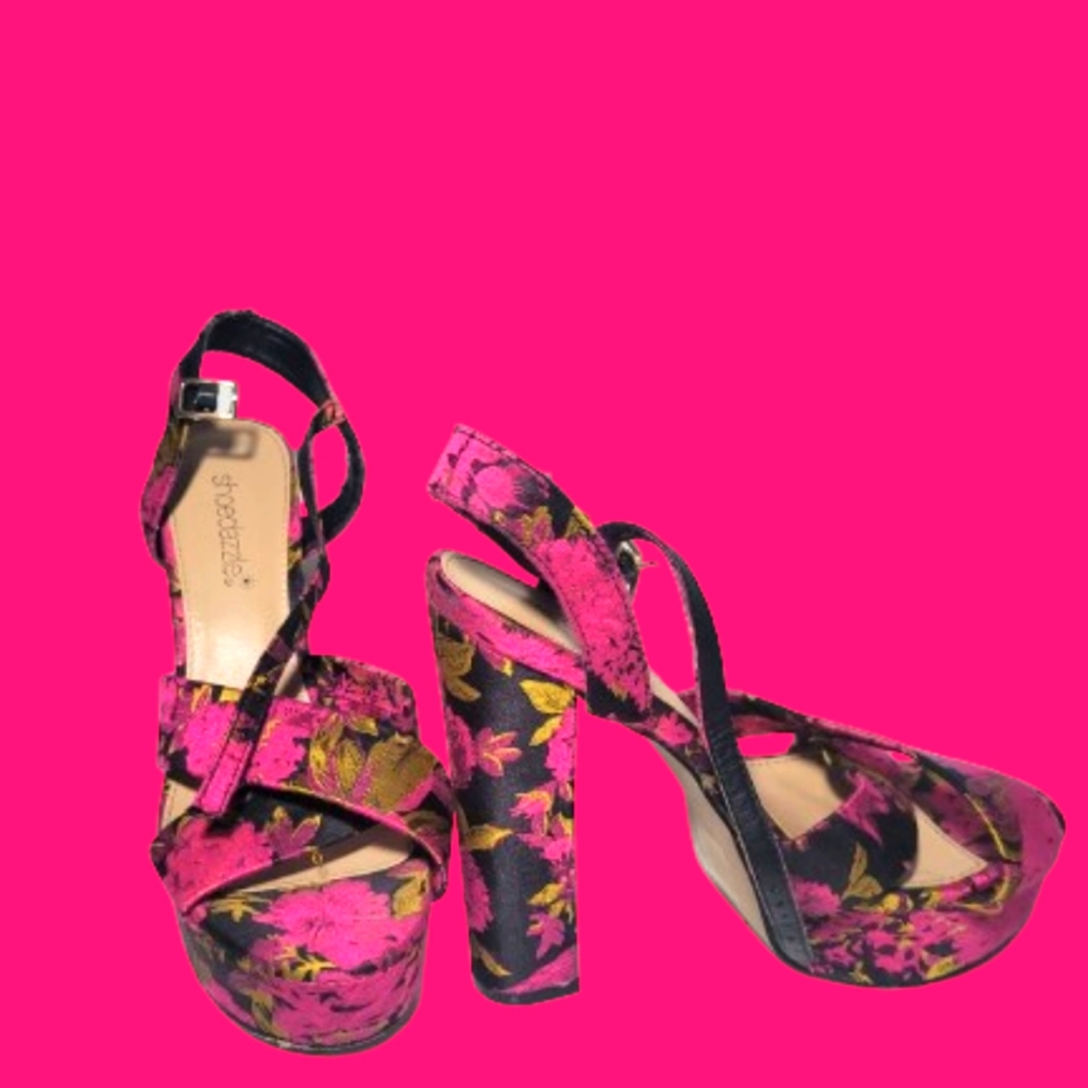 Flower prints shoedazzle